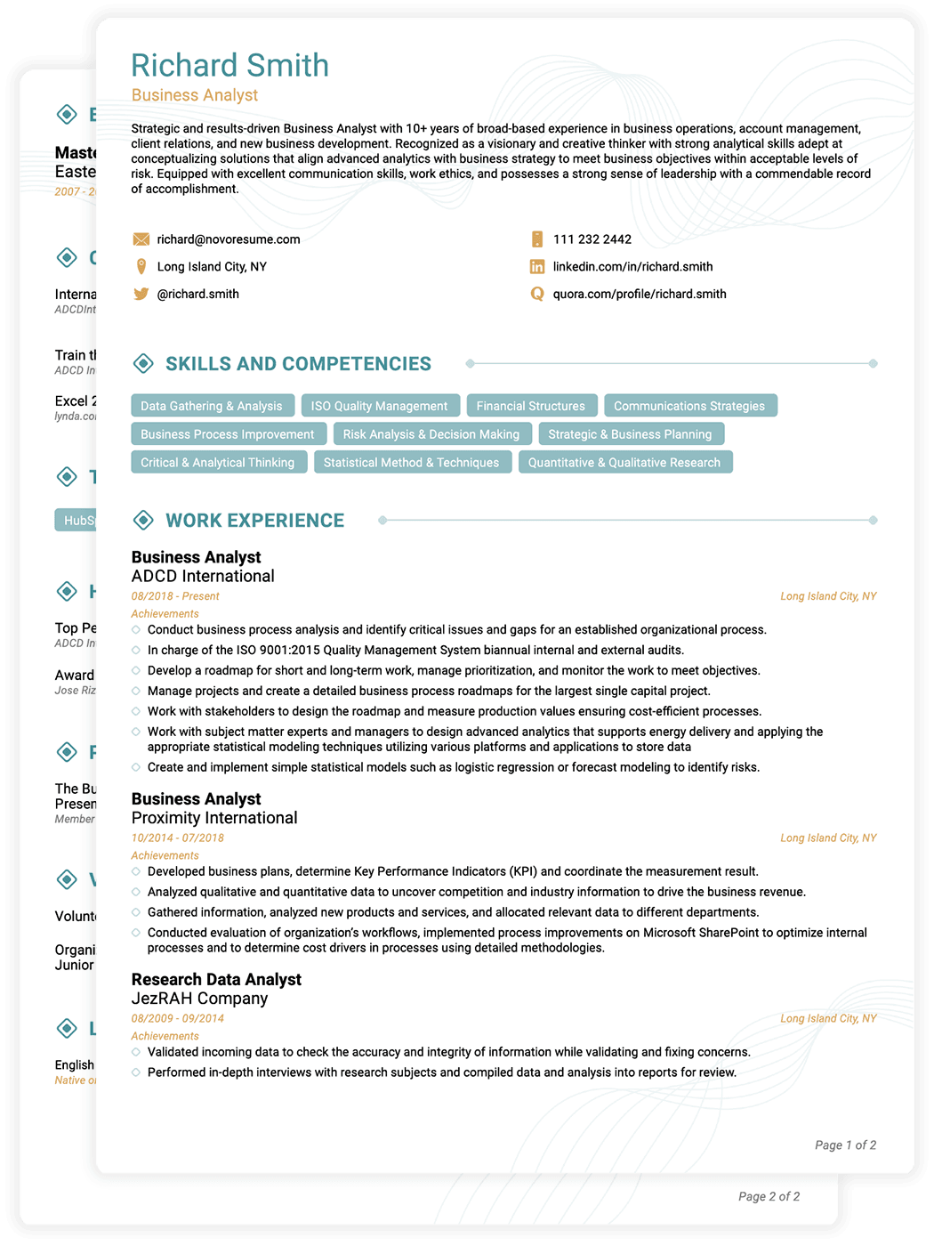 Minimalist CV Template